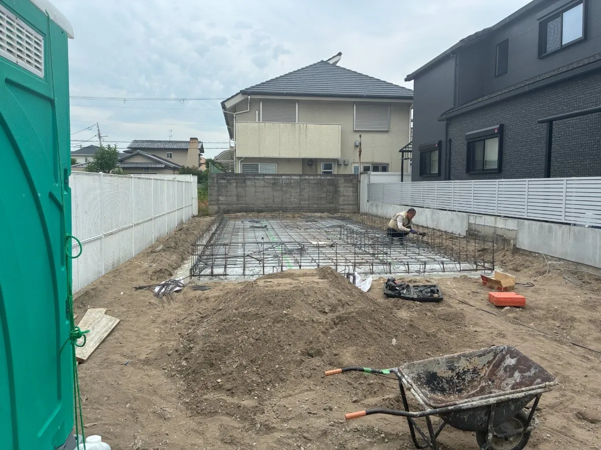 【M様邸 配筋施工】